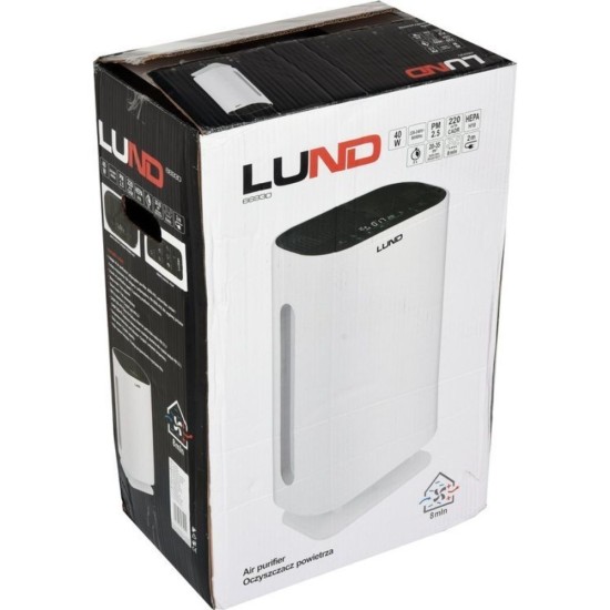 Пречиствател за въздух LUND 66930, 40 W, 220 m³/h